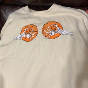 Pumpkin Skeleton Sweatshirt